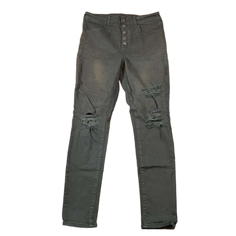 American Eagle Ne(x)t Level Jegging Size 10 Regular Black
